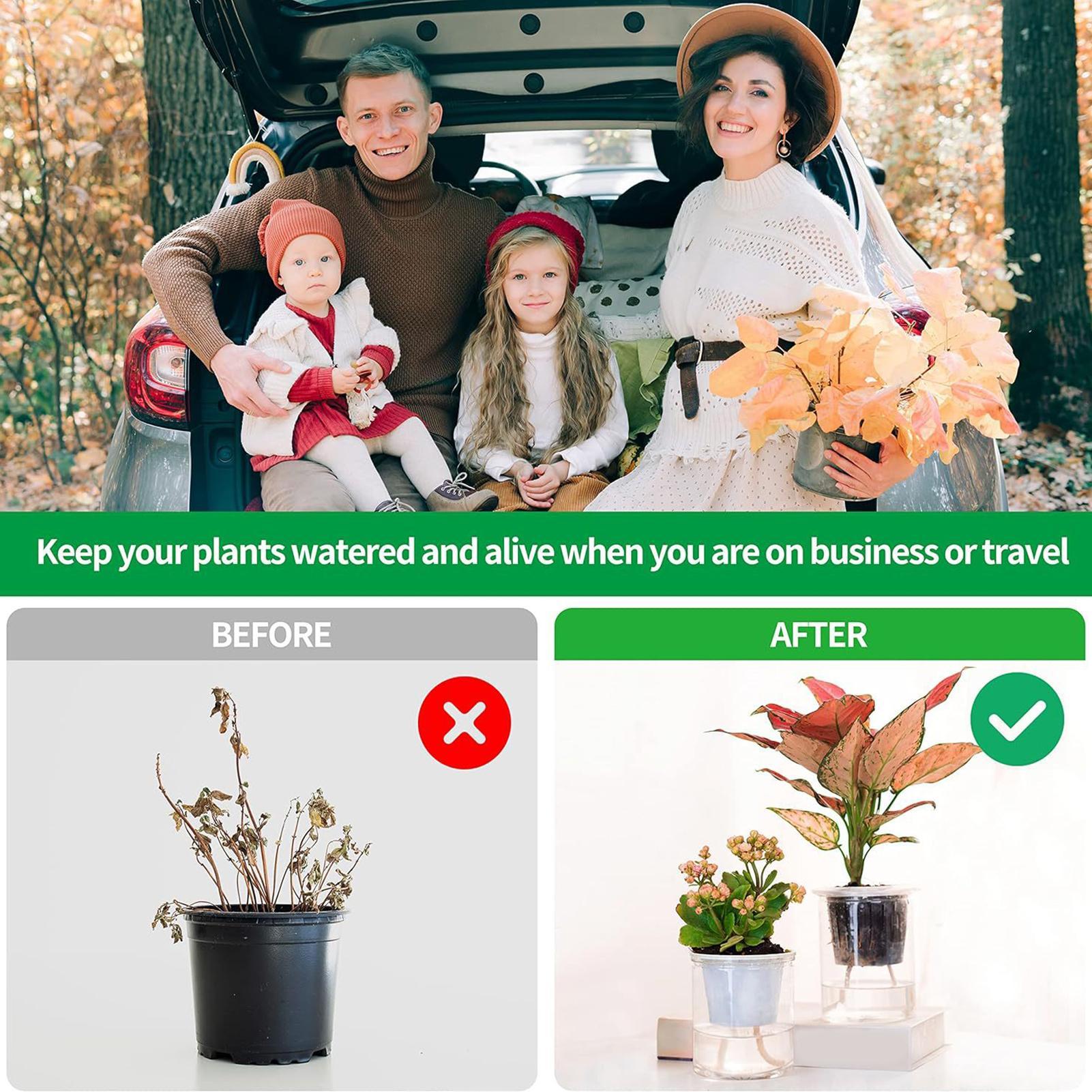 Self-Watering Planter - Система капиллярного полива для растений: 2-компонентный