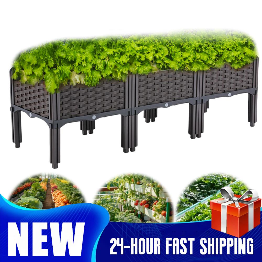 Self-Watering Planter - Приподнятая грядка-клумба с дренажем и системой