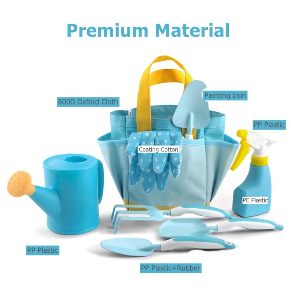 Gardening Tools Toddler - Подарочный набор садовых инструментов ярких цветов,