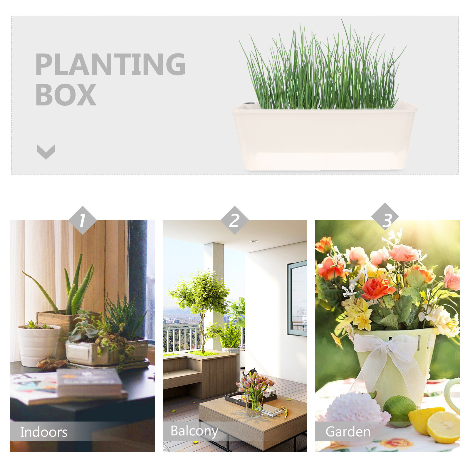 Прямоугольный узкий самополивн – обзор и цена Self-Watering Planter