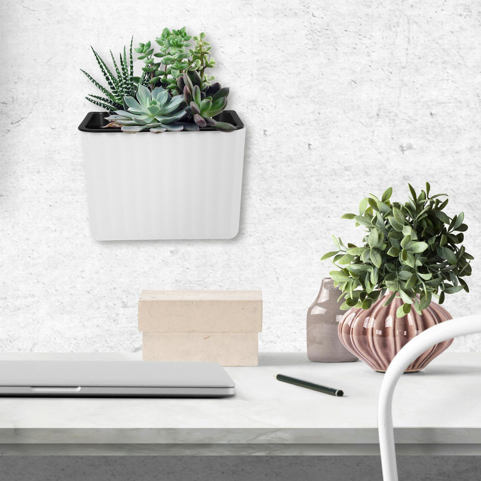 2 шт. настенных кашпо с автопо – обзор и цена Self-Watering Planter